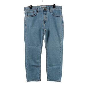 UNDER‎ 5'10 Xavier Mens Light Wash Denim Jeans Size 34x26 Straight Leg